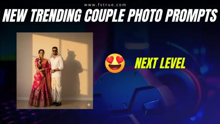 Couple Retro Style Prompt | Trending AI Edit Ideas 2025 By 756