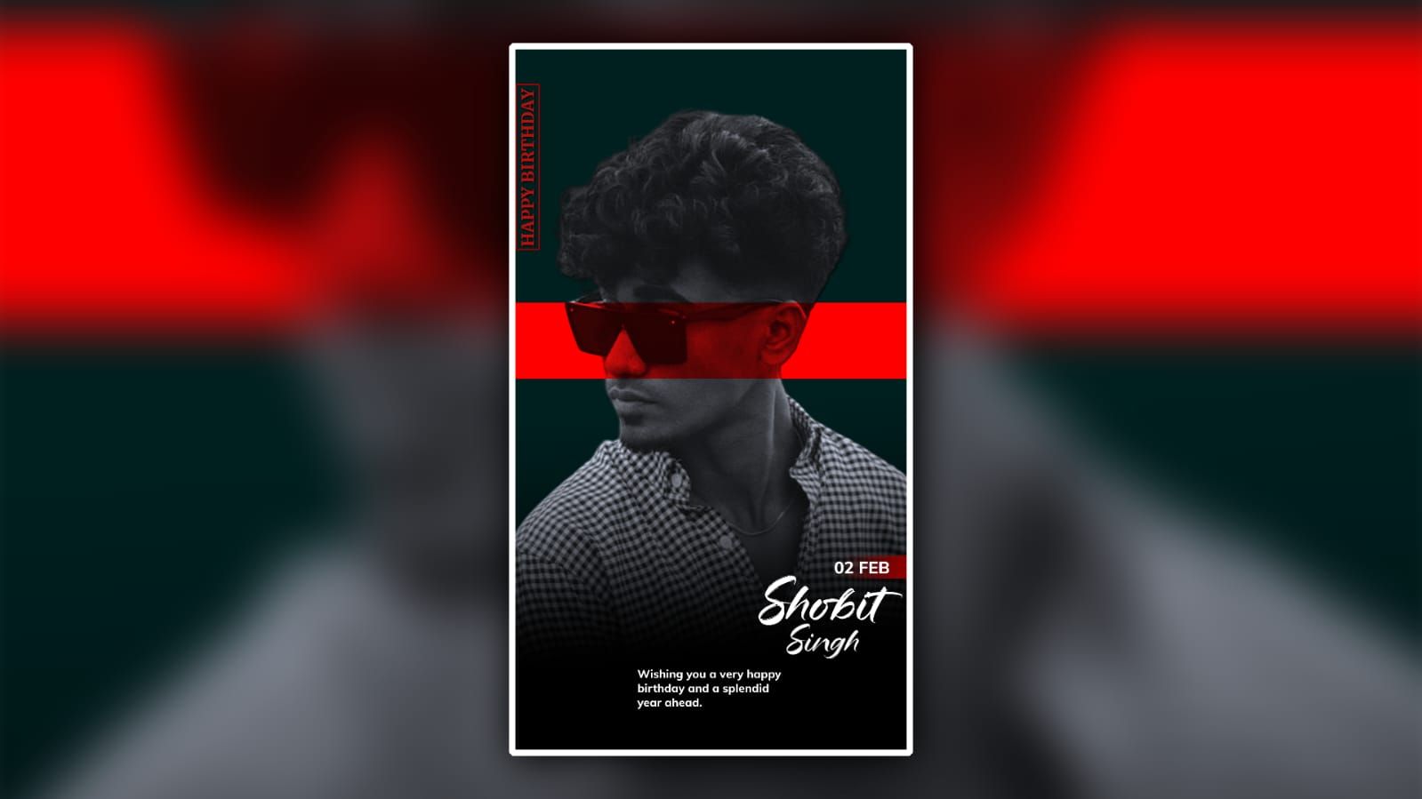 Birthday Posters Editing 81