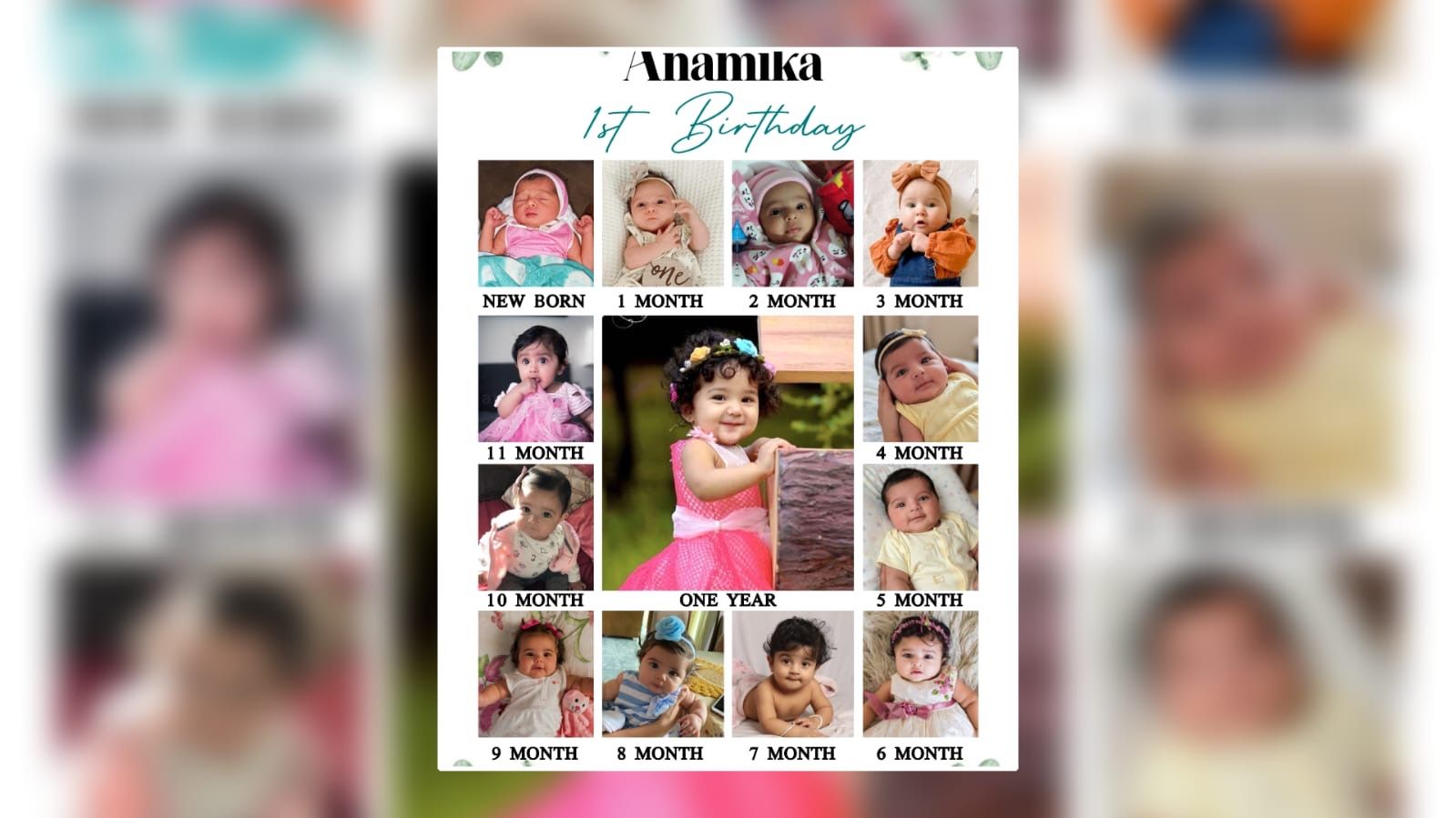 kids hbd poster design 138