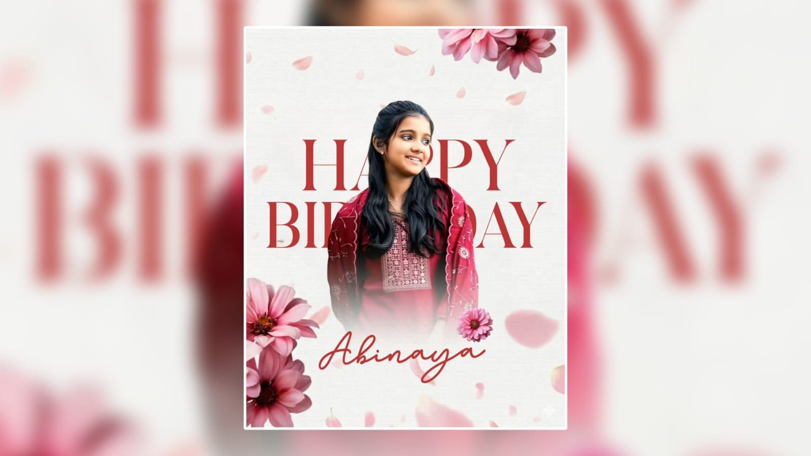 HBD Poster Design 129