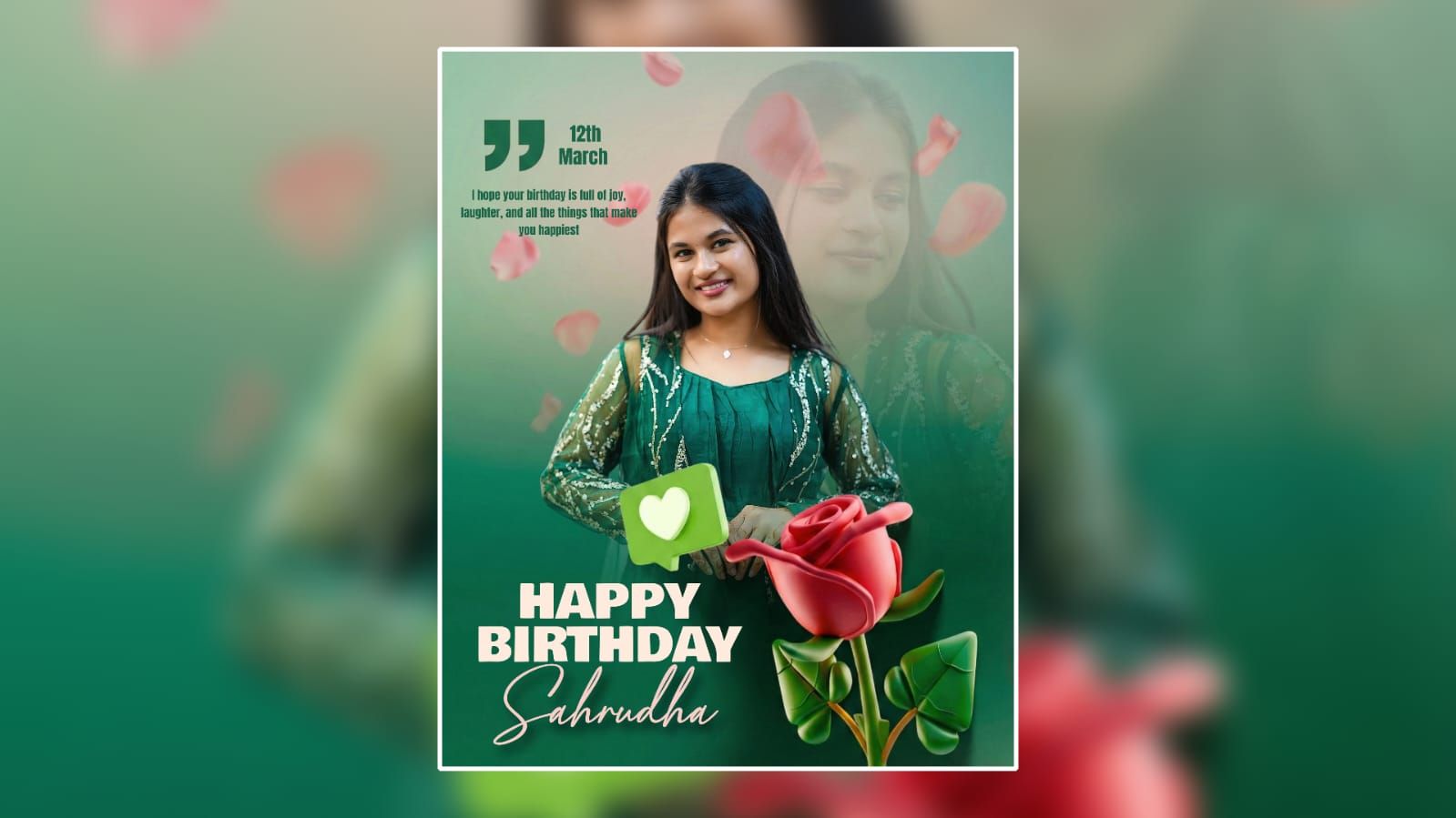 HBD Poster Design 141