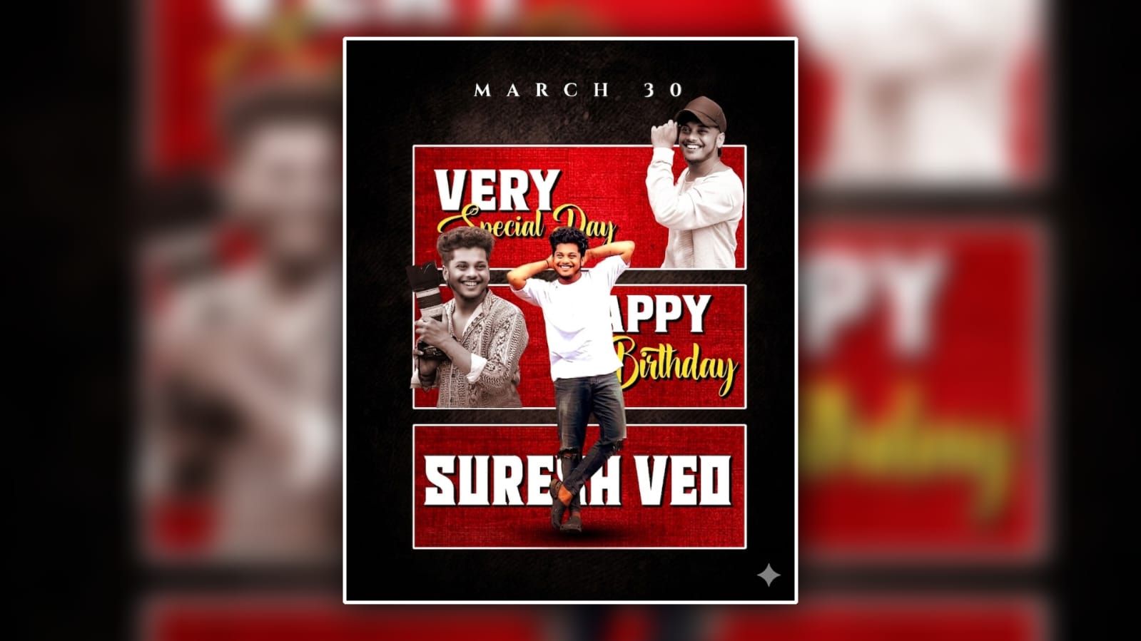 HBD Poster design 224