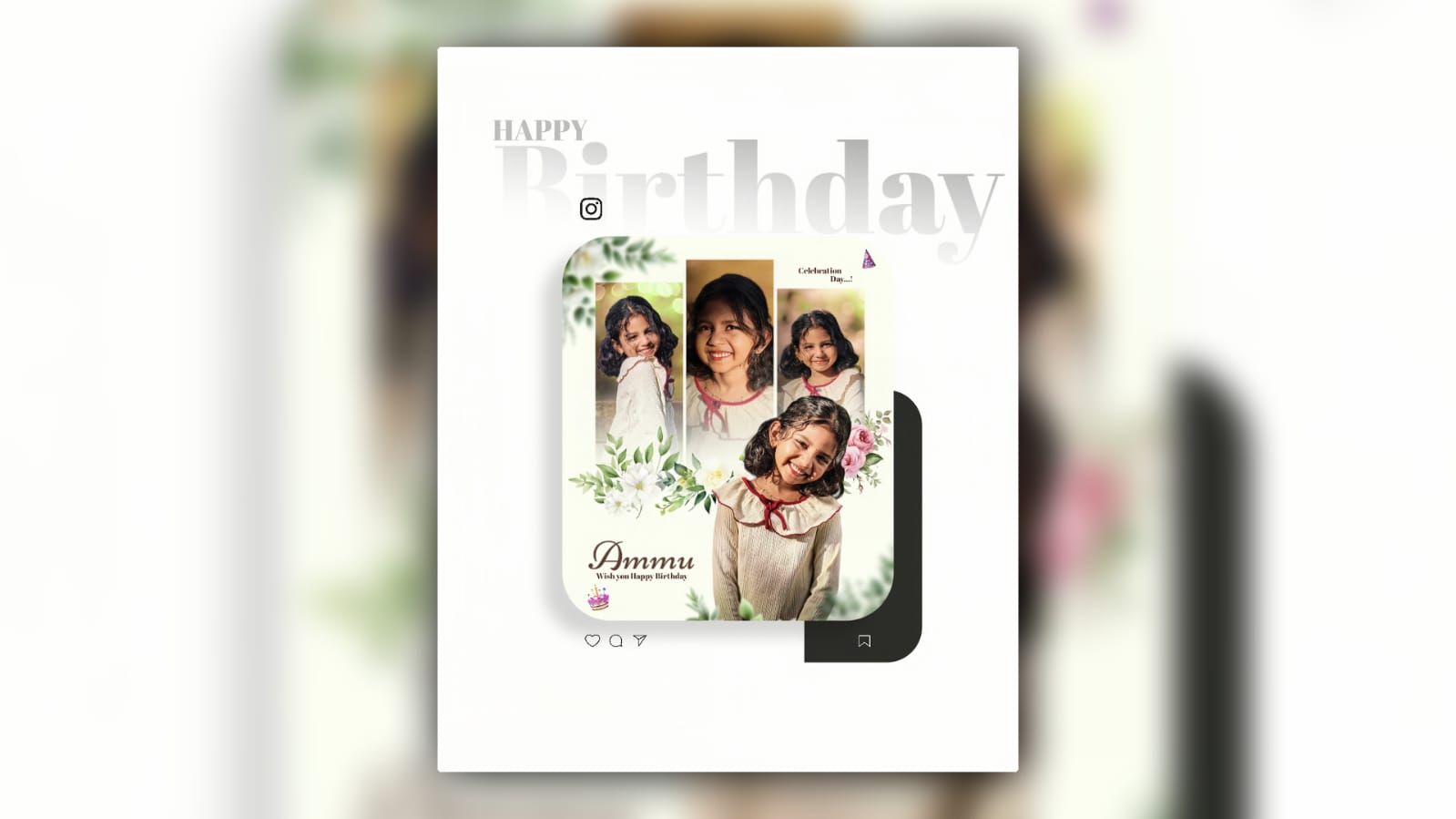 HBD Poster design 185