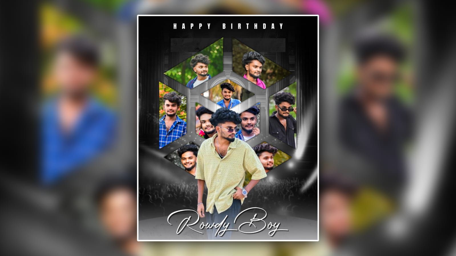 HBD Poster design 227
