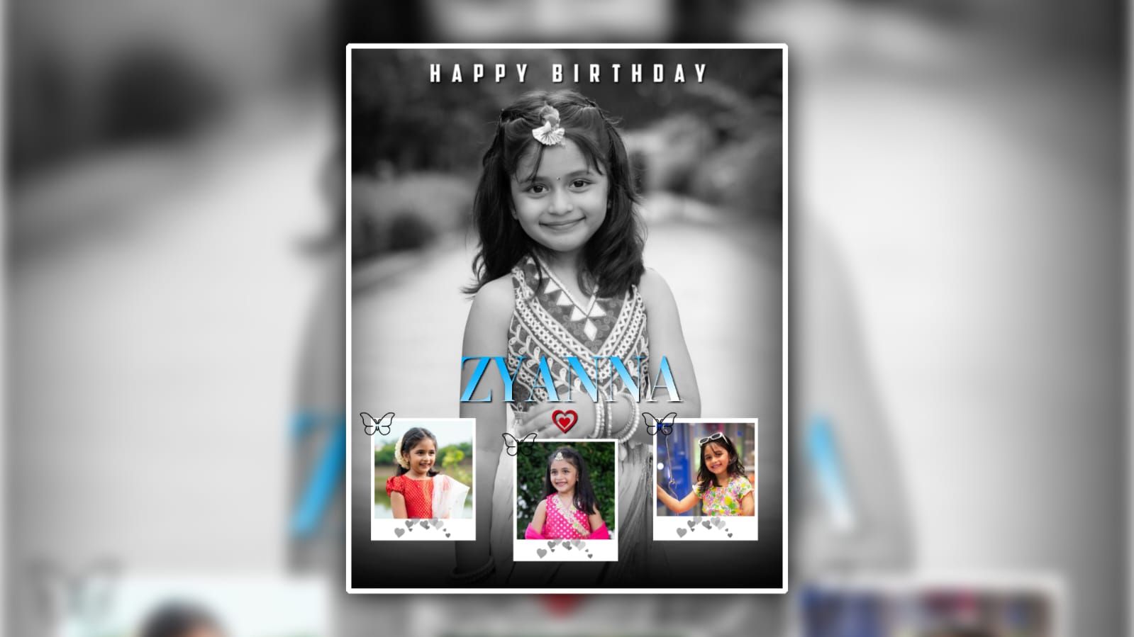 HBD Poster design 268