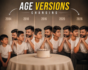 Trending Age Versions Changing Photo Prompt