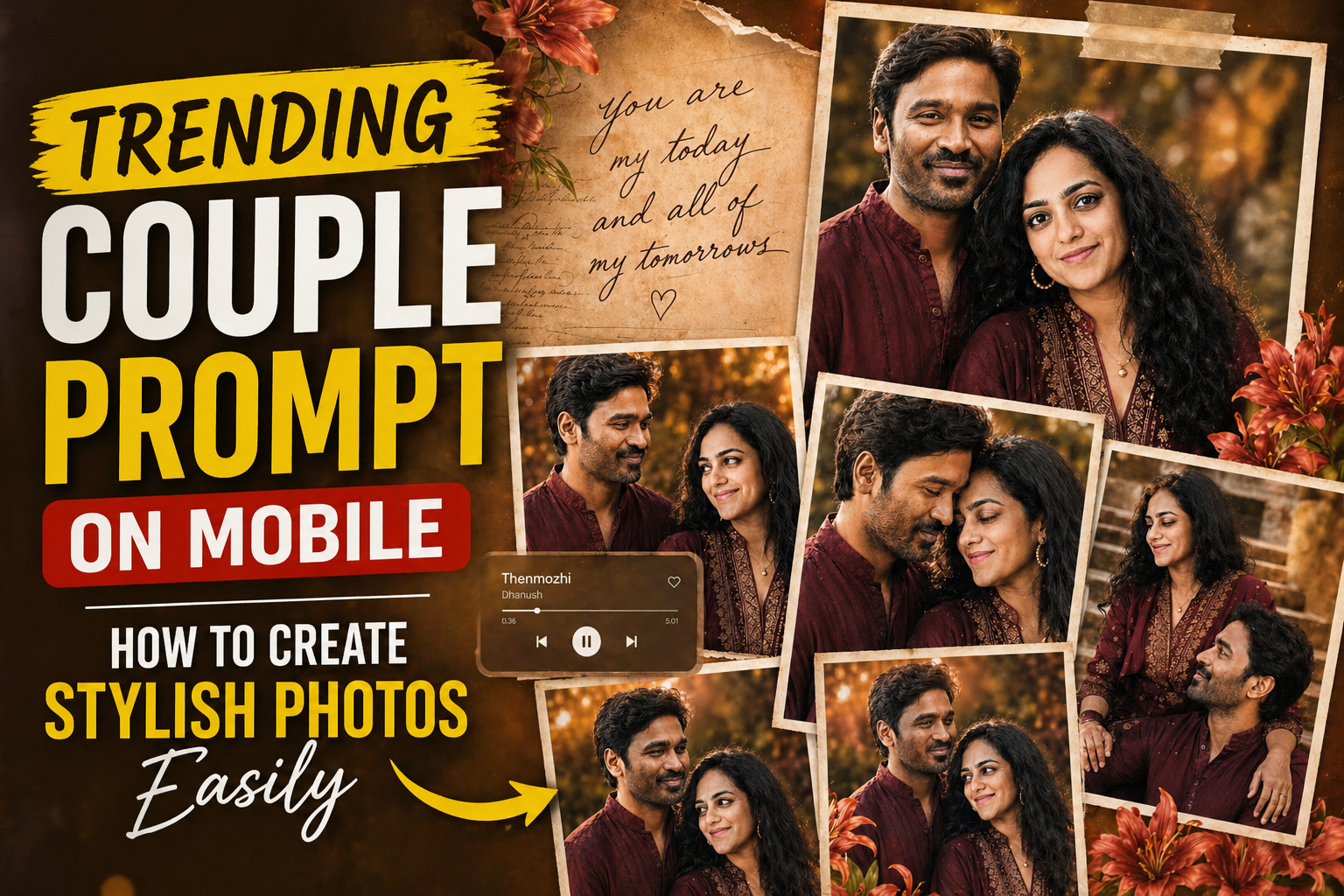 Trending Couple Prompt on Mobile How to Create Stylish Photos Easily