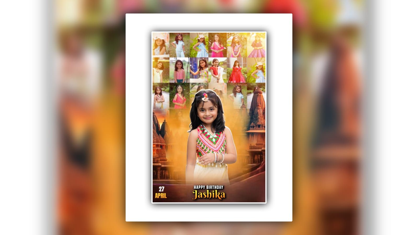 HBD Poster design 233