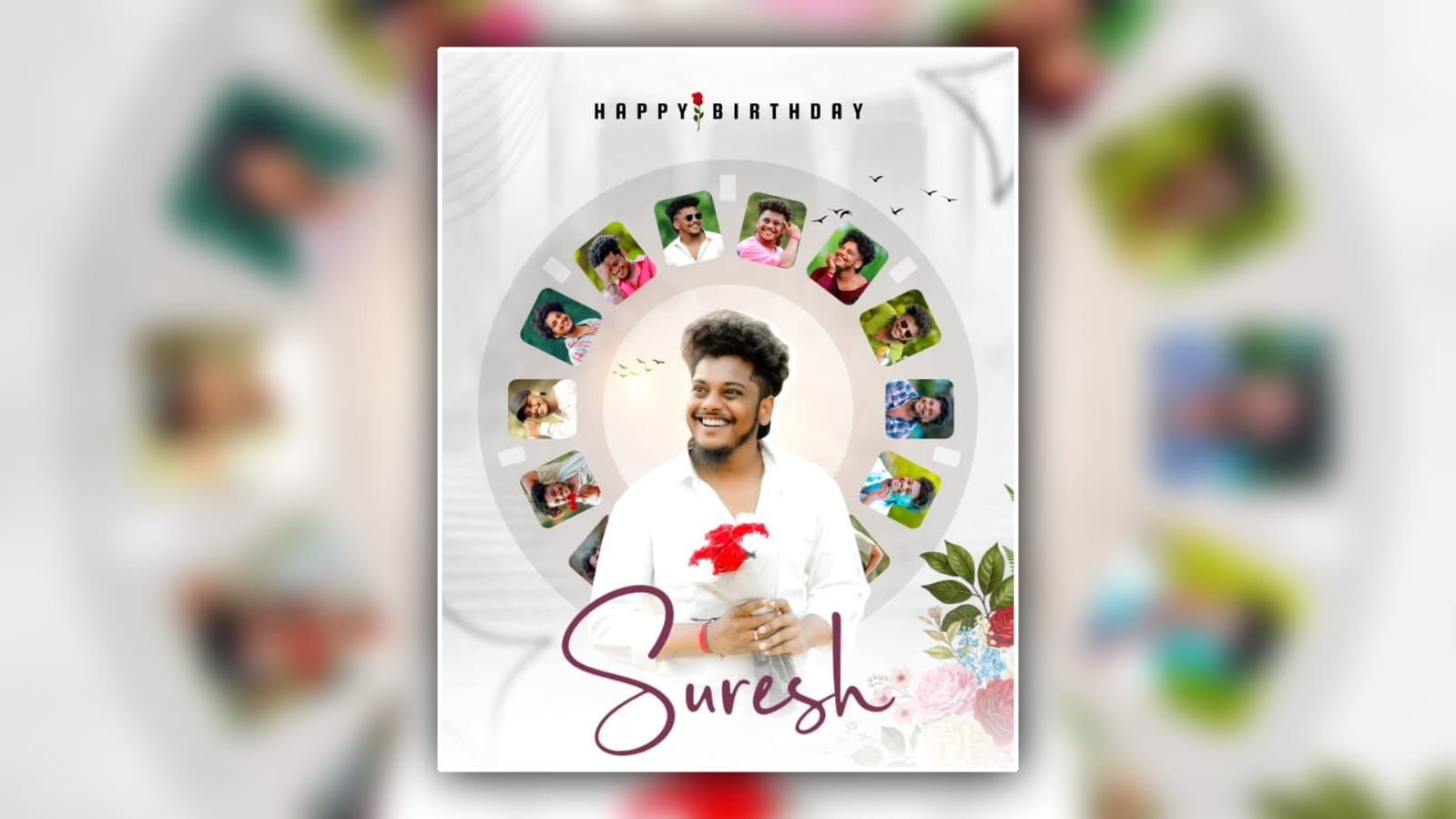 HBD Poster design 236