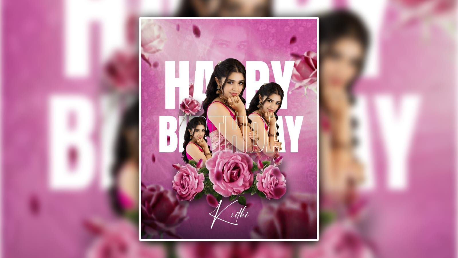 HBD Poster design 277