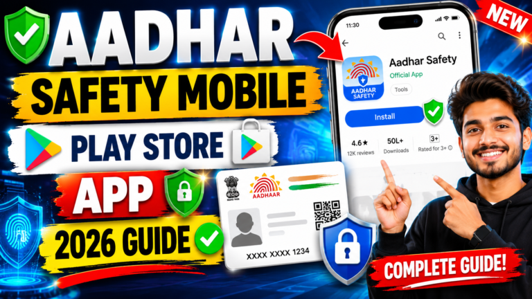 Aadhar Safety Mobile Play Store App 2026 Guide