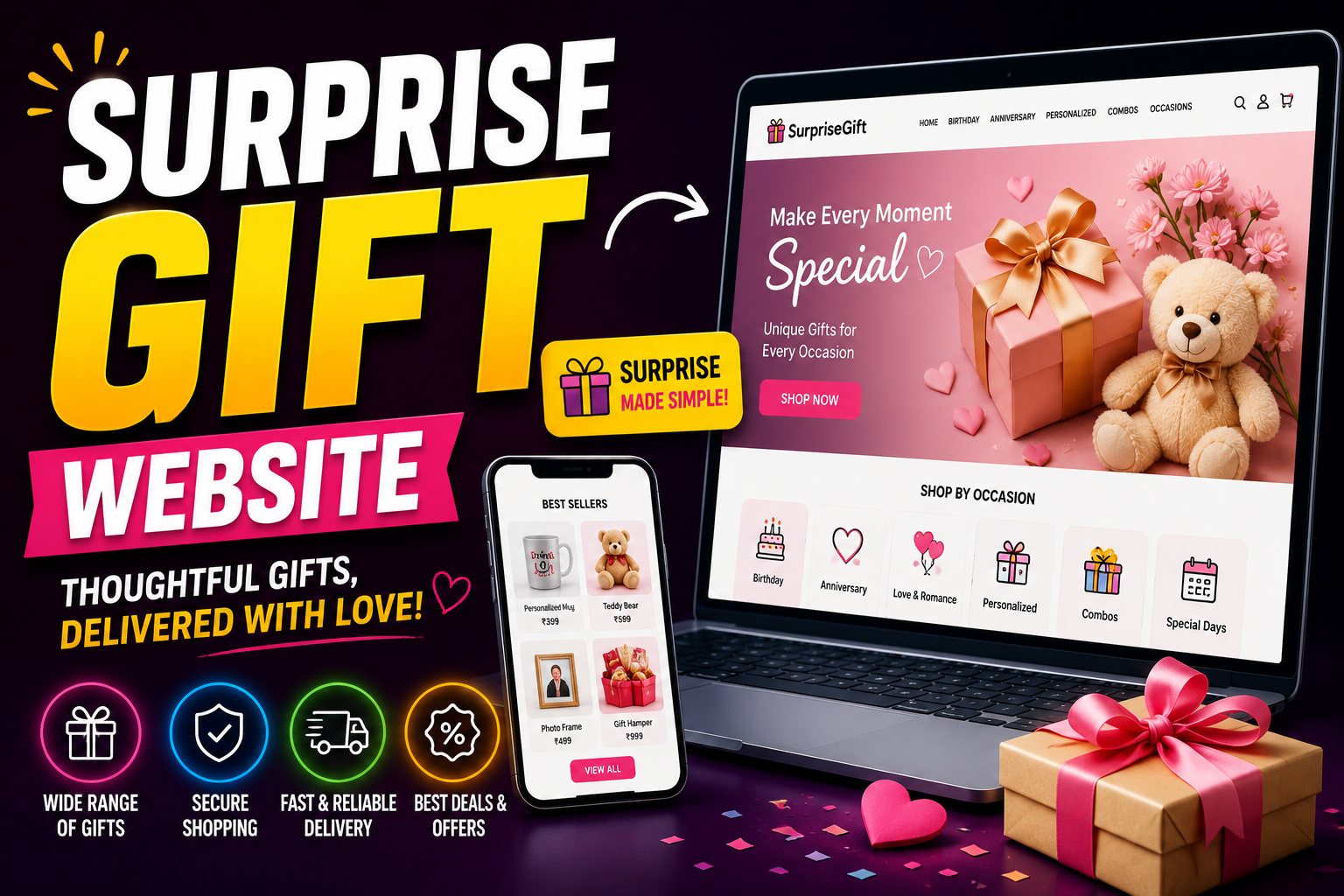 How To Start A Surprise Gift Website That People Actually Use