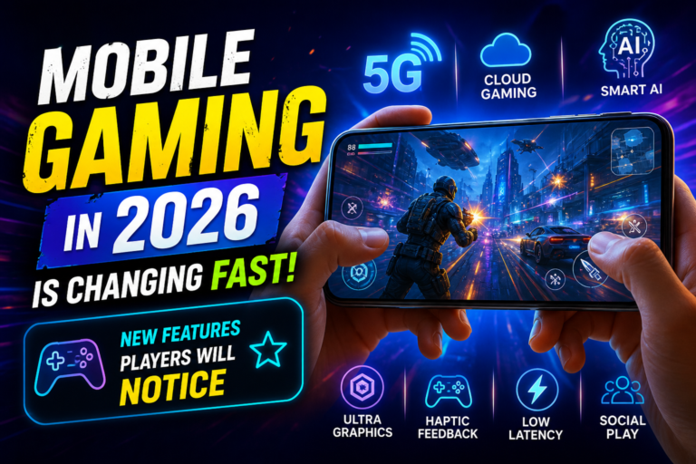 Mobile Gaming in 2026 Is Changing Fast New Features Players Will Notice