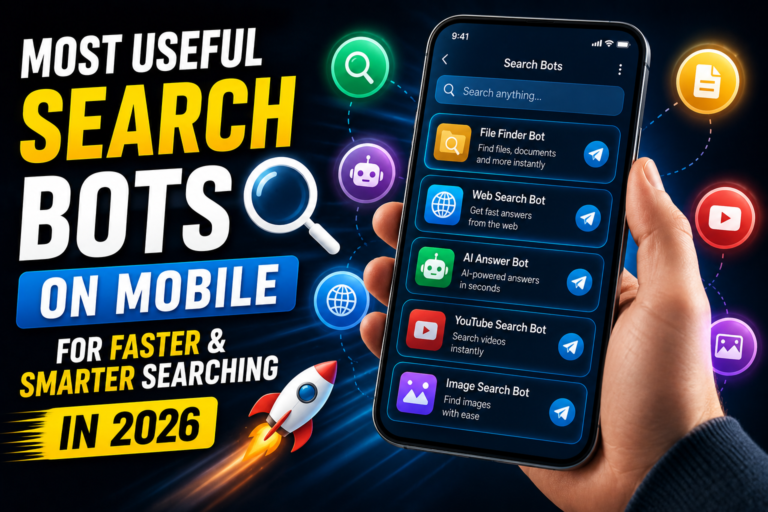 Most Useful Search Bots on Mobile for Faster and Smarter Searching in 2026