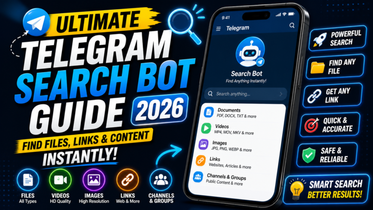 Ultimate Telegram Search Bot Guide 2026: Find Files, Links, and Content Instantly