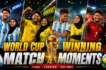 World Cup match winning photo prompt