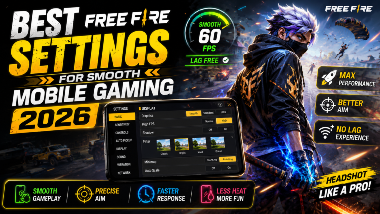 Free Fire mobile settings