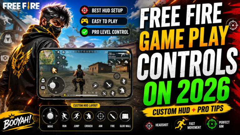 Free Fire Gameplay Controls Guide For 2026 Hello friends, today we are going to try something useful with this topic. Many players still lose close fights in Free Fire not because of weak aim, but because their buttons are in the wrong place or too small to hit under pressure. If your thumb keeps missing the fire button or you panic in 1v1 situations, your control setup is probably holding you back. This blog will walk you through Free Fire gameplay controls in 2026, including the latest control modes, HUD options and a few tricks that regular players use quietly. You will see how to adjust basic movement, change button size, test gyroscope and avoid the usual layout mistakes that cost you matches. The goal is simple, you should feel comfortable and fast on your own device. This guide is written for casual users and ranked players who use Android or iOS phones and maybe a tablet sometimes. If you are returning after a long break, or you just installed the game on a new device, the menus may look different from old YouTube videos. We will use neutral wording, since some options can vary slightly between regions and updates. You will also find a few real world examples and a small case study so you can copy a clear routine instead of guessing every setting. If your game version or phone brand has small differences in naming, use the screenshots and labels you see on your own device as primary reference. This article will give you a safe framework to test and refine your controls rather than a rigid one layout fits all setup. Related Resource [blog_writer_button label=Download_Now]https://docs.google.com/document/d/18W3w_pOim6x6Ayn43Cy7T_jIo5JxKa3BLcHnLBOHgPk/edit?usp=sharing[/blog_writer_button] The Download Now button above opens the related resource for Free Fire Game Play Controls On 2026. It is included so readers can reach the mentioned page directly. Understanding Free Fire Gameplay Controls In 2026 Free Fire still uses the classic shooter model, a left thumb for movement and a right thumb for camera and aim. Around these two areas, Garena keeps adding options such as smart throw, quick weapon switch and separate aim and fire buttons. The control menu is more crowded than older versions, so it is easy to miss useful toggles hidden under the settings icon. You will usually see three main sections for controls, basic control mode, custom HUD and sensitivity or gyroscope. Basic mode picks prebuilt layouts, custom HUD lets you move and resize each button, and sensitivity manages how fast your view moves. The secret is to treat these menus as connected, your HUD and sensitivity must work together or your setup will feel strange. Main Control Modes And What They Change Free Fire in 2026 typically gives you at least two or three control presets such as One handed, Standard or Custom. Names may change slightly with events, but the logic is the same. One profile keeps buttons big and simple for new users, another places more advanced actions like quick weapons for experienced players. Control Mode Who It Suits Main Advantages Main Drawbacks Basic or Simple New players, small screens Large buttons, easy to see, fewer actions to worry about Slower access to utilities, more finger travel Advanced or Classic Regular ranked players Better access to scope, crouch, jump and gloo wall Feels cluttered until you learn each position Custom HUD Players with clear habits or claw users Fully flexible, can match your hand size and grip Takes time to tune, mistakes can cause misfires If you are on a budget phone with a small display, starting from the simple preset is smart. You can then switch on extra buttons one by one, instead of throwing yourself into a very busy HUD at once. Older guides sometimes pushed complex claw layouts that are hard to sustain on low frame rate devices. Setting Up A Comfortable Custom HUD The custom HUD editor is where your Free Fire gameplay controls in 2026 become truly personal. You can drag each icon, change the transparency, and change the button size using a slider. The main mistake players make is placing everything too close to the screen edges, where accidental touches or palm contact are more common. Practical layout tips Keep the fire button large and slightly away from the right edge so your thumb does not slip off. Place jump and crouch side by side near your right thumb so you can spam jump or crouch in close fights. Move the scope button where your thumb naturally rests when you just look around, not where a template suggests. Keep utility buttons such as medkit or emotes smaller to avoid misclicks while sliding your finger. On bigger phones, many mid tier and flagship devices in 2026, you may find that your thumb cannot comfortably reach the top grenade button. In that case, bring throw and gloo wall icons lower, close to the fire button. High level players do not leave these in default places, they treat them like core combat actions. Two Finger, Three Finger Or Claw Use Free Fire controls still support two finger or thumb only play, but many players move to three finger or four finger layouts once they want to slide, jump and aim together. Before you copy a claw layout from a streamer, think about your actual device and hand size. For example, on a seven inch phone, a four finger layout can become tiring quickly. A realistic plan is to upgrade in steps. Start with two finger and get consistent. If you often feel stuck because you cannot jump and shoot while turning your view, then consider adding one more finger for either jump or scope. Only move to full claw if you really feel limited. Over ambitious setups are a common cause of messy aim and random crouches. Gyroscope And Aim Assist In 2026 Newer Free Fire builds on some devices give more control over gyroscope and aim assist. Gyro lets you tilt your phone to correct aim, which is powerful but can feel strange. Aim assist helps your crosshair gently stick to enemies, but it can also drag your view away when multiple players are close together. How to test gyro safely Enable gyroscope only in scope mode first so it affects you only when aiming down sights. Go to training or a custom room and practice small tilts for vertical recoil control. If you feel dizzy or your crosshair jumps too far, lower the gyro sensitivity a few points at a time. Keep in mind that some mid range phones in 2026 ship with weaker gyro sensors. If your aim shakes even when you hold the device steady, it may be a hardware limit, not just a game issue. In such cases, relying more on thumb aim and reasonable sensitivity can be more consistent than forcing a broken gyro setup. Case Study: Fixing Missed Close Range Shots Imagine a player called Arjun who plays ranked on a six point five inch Android device. He complains that in close fights, his fire button does not respond and he dies while spamming the screen. He uses a default layout with a small fire icon very close to the right bottom corner. Arjun moves to custom HUD, increases fire button size by about twenty percent and shifts it slightly toward the center. He also brings crouch closer to his thumb and sets the joystick a bit higher so his left thumb does not block vision. After thirty minutes in training, he notices fewer accidental jumps and more consistent one tap shots in 1v1 duels. This is a typical result when the problem is not raw skill but control friction. Readers can copy the same process, identify one fight pattern that fails, change only two or three buttons, then test in non ranked matches or training before jumping back into serious games. Testing Routine For Stable Controls Once you change Free Fire gameplay controls in 2026, give your hands time to learn. Constant tweaks every match will only confuse your muscle memory. A short but clear routine helps you decide if a layout is good enough to keep. Warm up in training with ten short range fights using shotgun or SMG. Play three normal matches, focus on how often you miss buttons. Write down only the actions that feel slow, for example switching to gloo wall. Adjust one or two button positions then repeat the tests, do not rebuild everything at once. Over one week, this simple cycle usually produces a layout that feels natural. It will not be perfect, no layout is, but it will be reliable. At that point you should avoid major changes unless a big game update moves functions or your device changes. Conclusion Free Fire gameplay controls in 2026 give you far more options than the early versions, but that also means more ways to slow yourself down. Focusing on a clear HUD, reachable buttons and a sensitivity that matches your phone display is more important than copying a famous players code. The right layout is the one you can repeat under pressure without thinking. Start with the preset that matches your comfort level, move to custom HUD when you know what feels slow, then adjust in small steps. Use training modes to test gyroscope and new button positions so ranked points are not at risk while you learn. With a stable routine and a bit of patience, your controls will support your skill instead of fighting against it. FAQ How often should I change my Free Fire control layout Change only when you clearly know what is wrong, and then keep the new layout for at least a few days so your hands can adapt. Are claw controls required to reach higher ranks in 2026 No, many strong players stay on two or three fingers. Claw can help with more actions at once, but comfort and consistency matter more. What is the best fire button size Most players prefer a larger fire button that covers a good part of the right thumb area. If you miss it often, it is probably too small or too close to the edge. Should I copy pro player HUD codes You can use them as a starting point, but always adjust positions to match your hand size, grip style and screen size instead of forcing a perfect copy. Why do my controls feel different after an update Game updates sometimes adjust button spacing, sensitivity scaling or add new icons. After major patches, revisit the control and HUD menus to confirm your layout is still correct. Thank you for reading this guide. If you found it helpful, stay connected with this blog for more latest tech news, useful mobile apps, gaming tips, AI tools and other practical updates.
