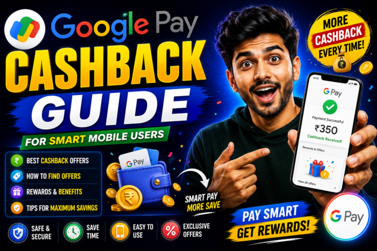 Google Pay Cashback Guide For Smart Mobile Users