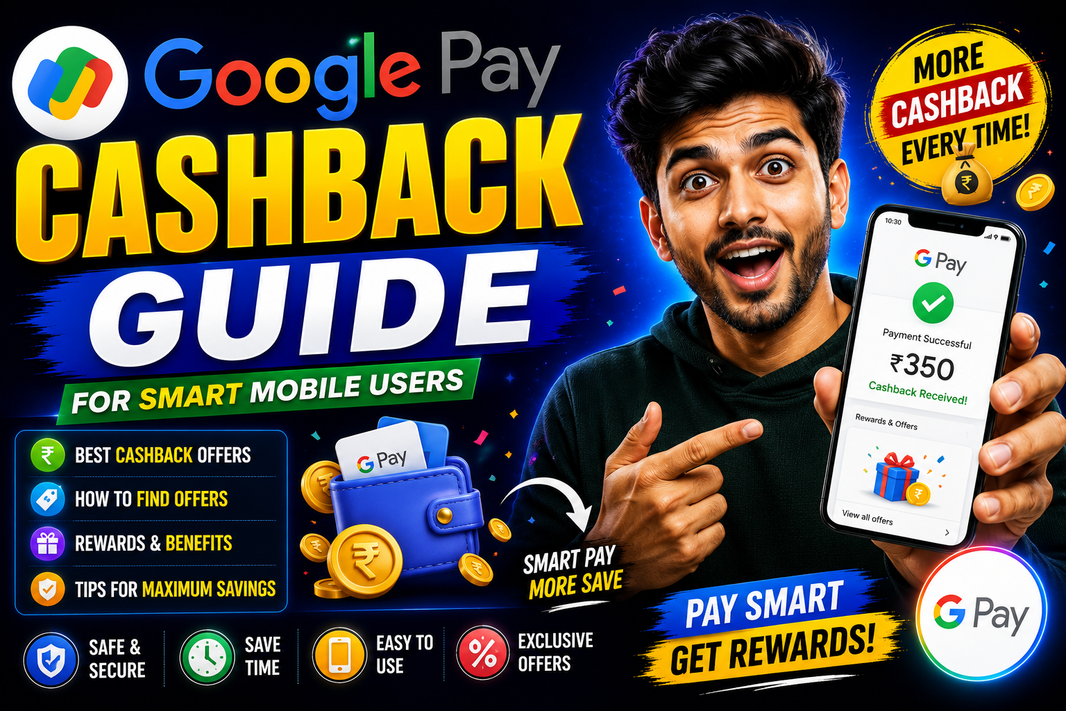 Google Pay Cashback Guide For Smart Mobile Users