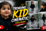 kid photo trending cinematic style editing