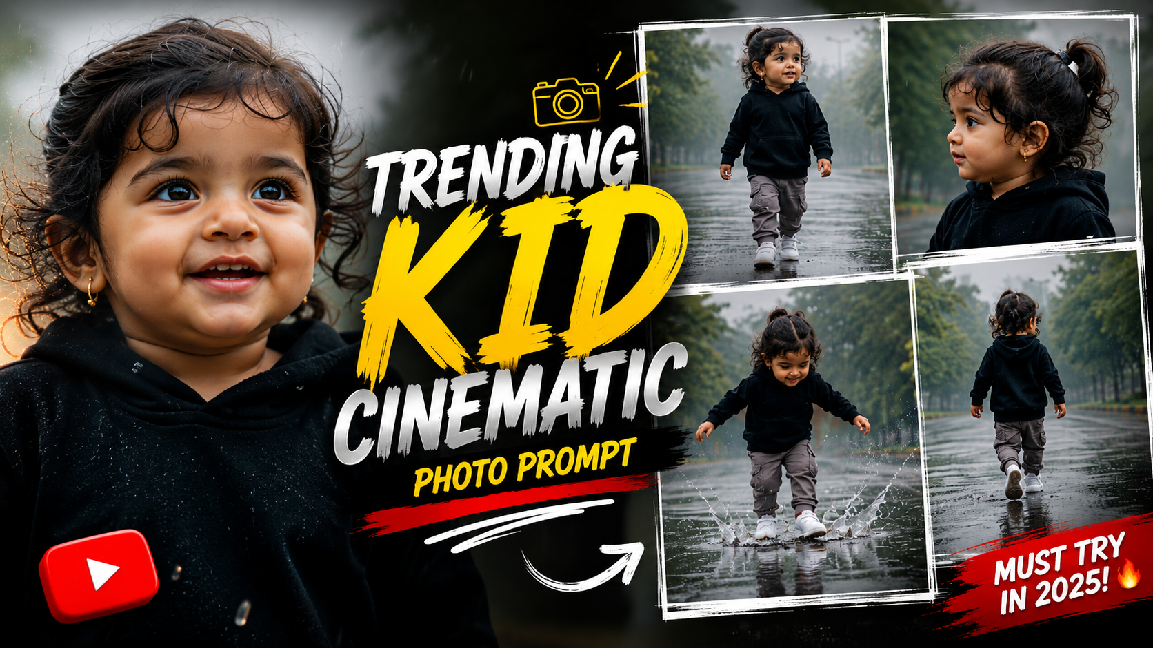 kid photo trending cinematic style editing