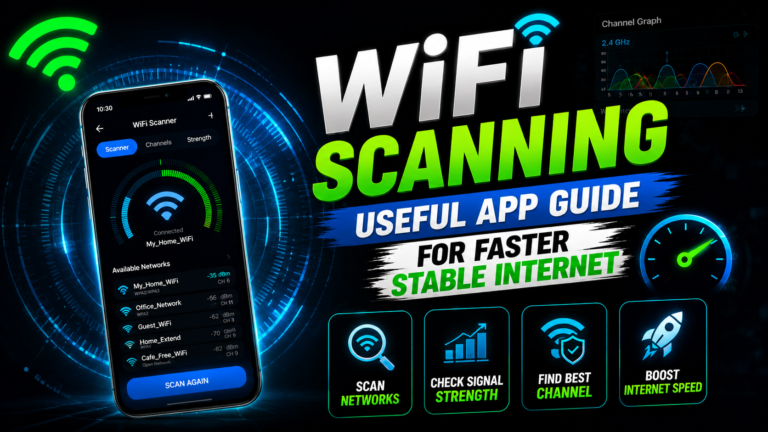 WiFi Scanning Useful App Guide For Faster Stable Internet