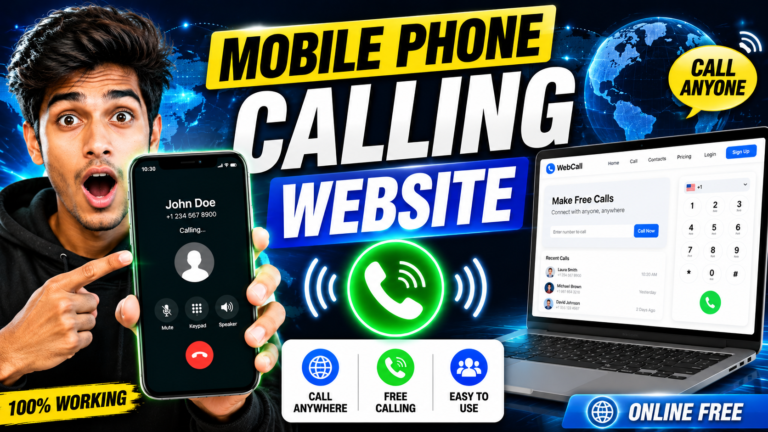 mobile phone calling website