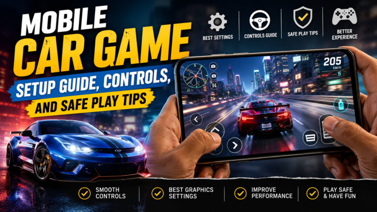Mobile Car Game Setup Guide, Controls, And Safe Play Tips