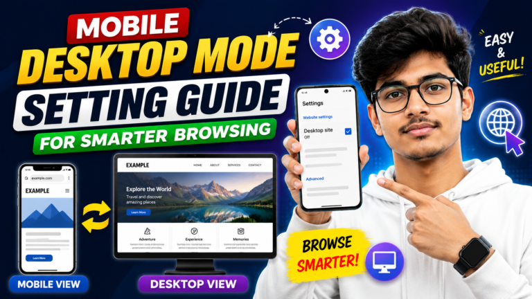 Mobile Desktop Mode Setting Guide For Smarter Browsing