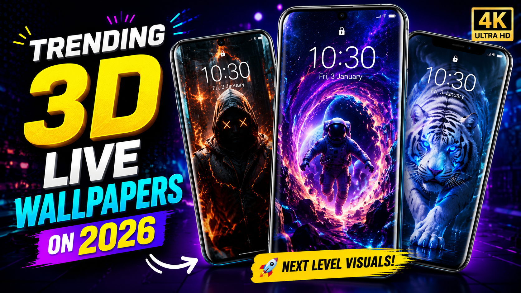 Trending 3D Live Wallpapers On 2026