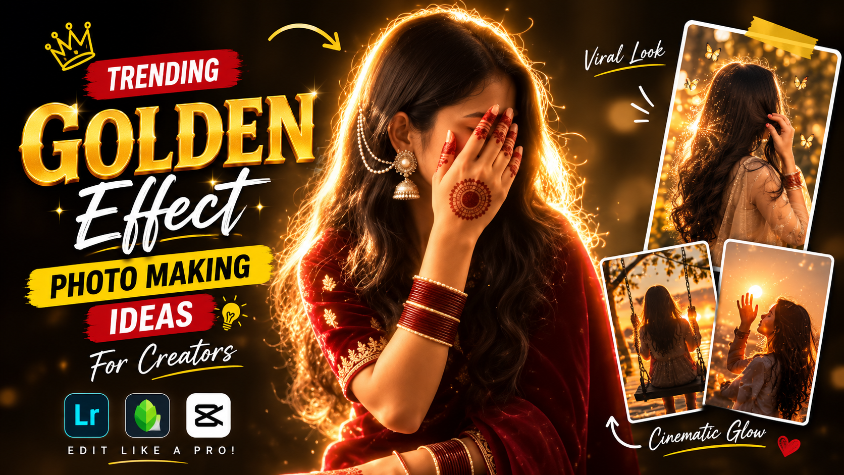 Trending Golden Effect Photo Making Ideas For Creators