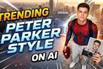 Peter Parker style AI photos