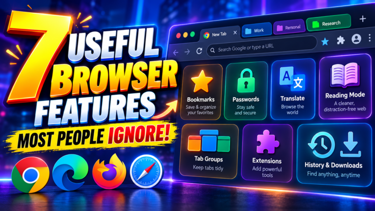 7 Useful Internet Browser Features Most People Ignore