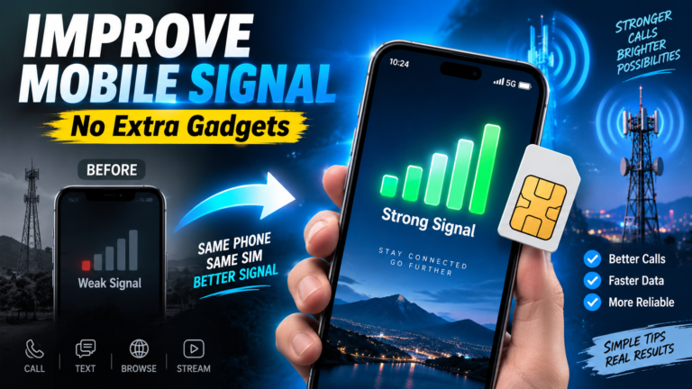 Realistic Ways to Improve Your Mobile SIM Signal (Without Myths)