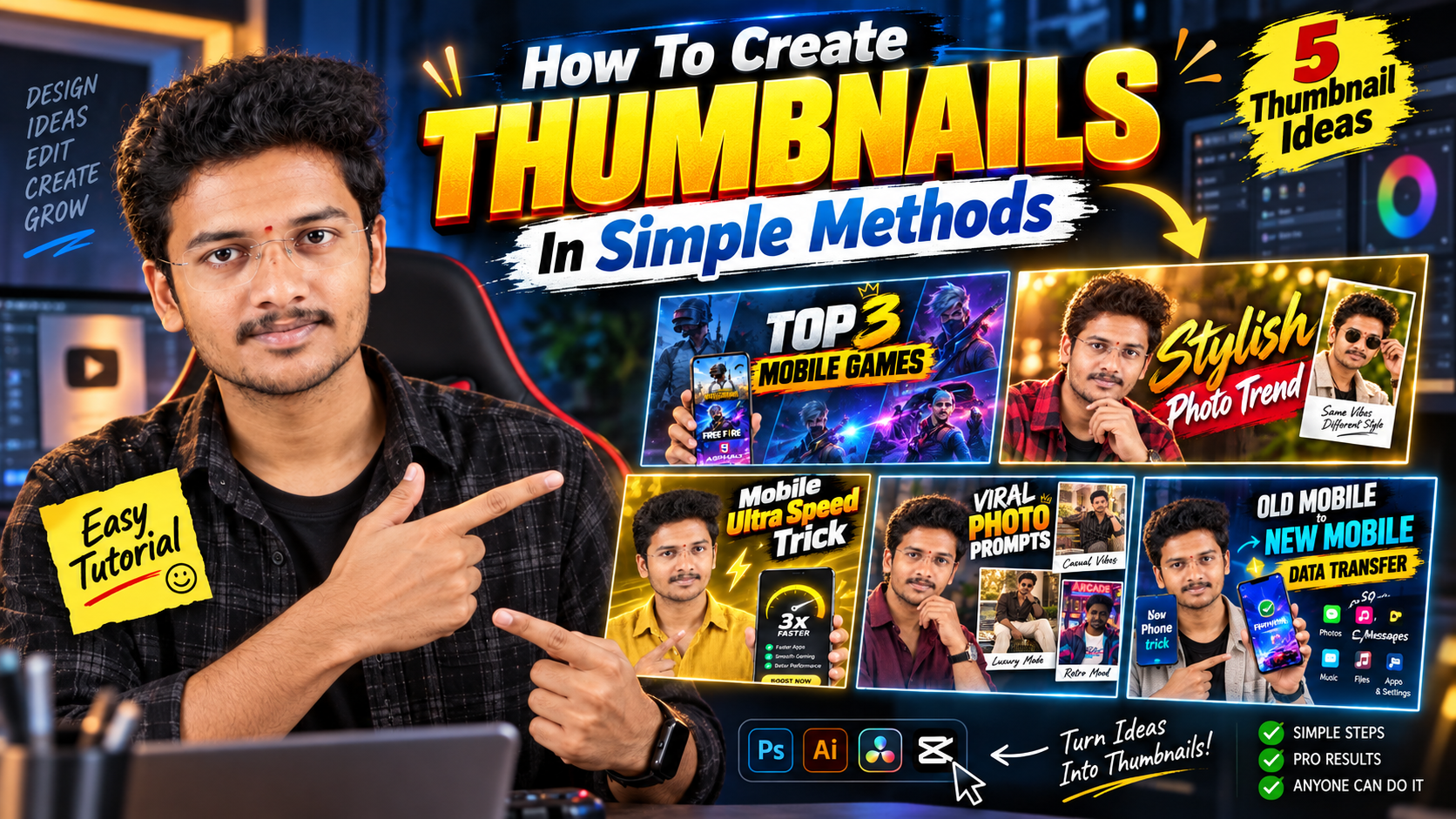How To Create Thumbnails In Simple Methods
