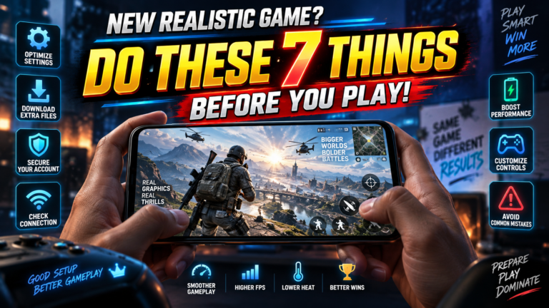 New Realistic Mobile Game Installed? Do These 7 Things Before You Really Play